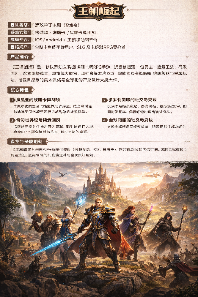 盛煌王朝崛起手游